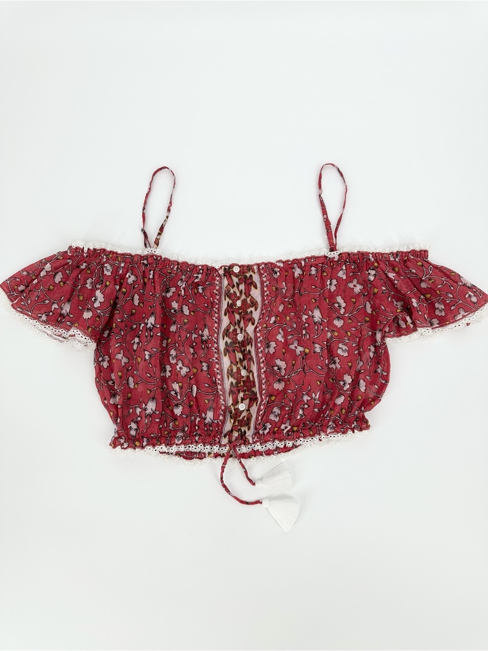 Poupette St Barth Handmade Honey Mini Pink Poppy Top